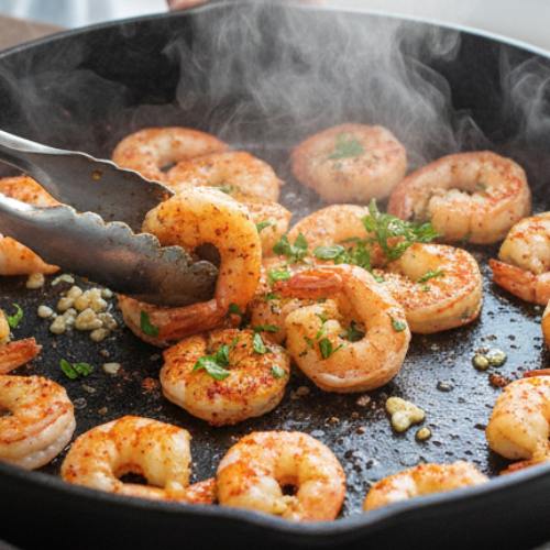 Step 3: Sauté the Shrimp