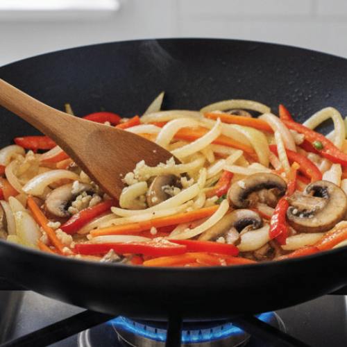 Step 4: Stir-fry the Vegetables