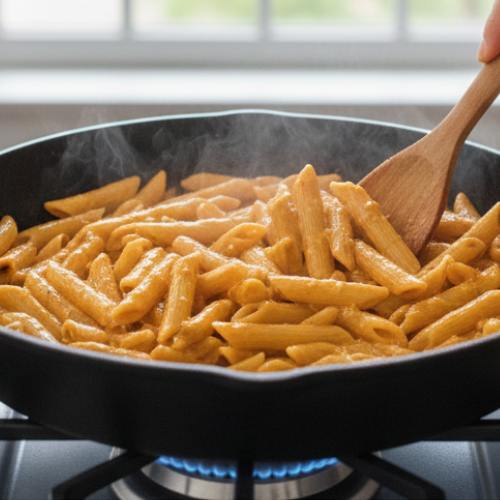 Step 6: Combine Pasta and Sauce