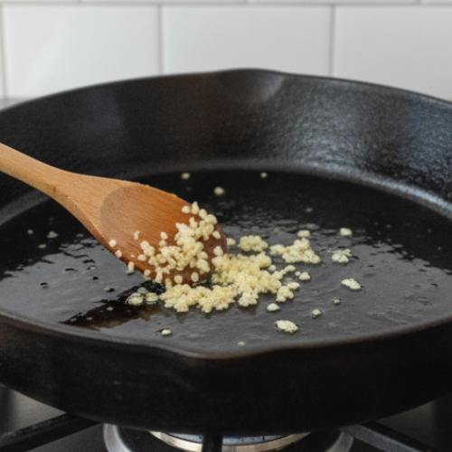 Step 2: Sauté the Garlic Step 2: Sauté the Garlic