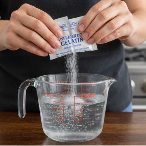 Step 1: Prepare the Gelatin Step 1: Prepare the Gelatin