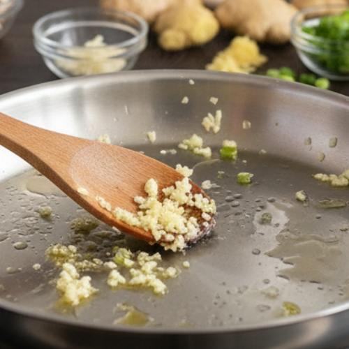 Step 2: Sauté Aromatics Step 2: Sauté Aromatics