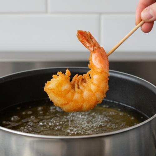 Step 5: Fry the Shrimp Step 5: Fry the Shrimp