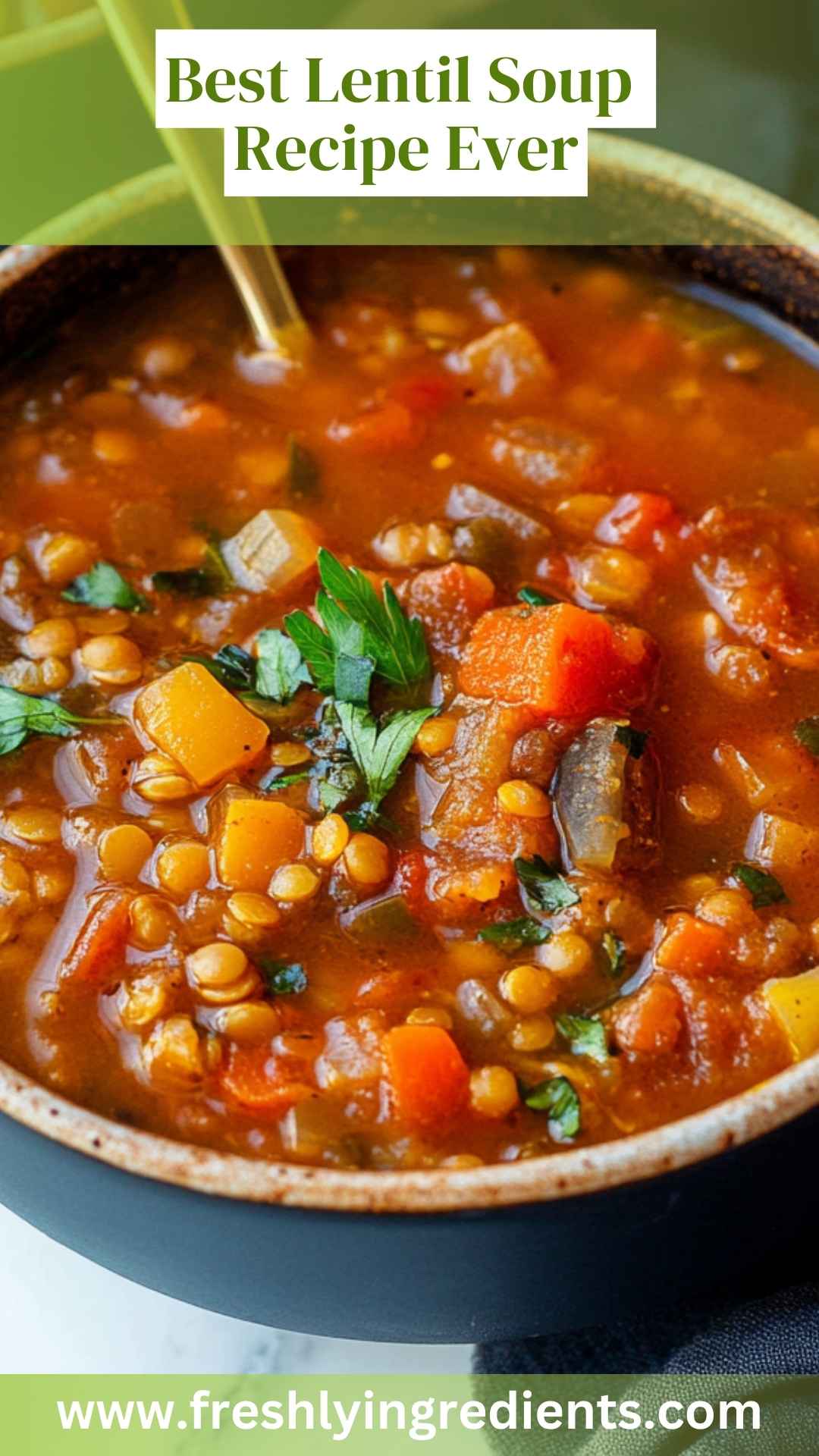 Best Lentil Soup Recipe Ever – Freshly Ingredients