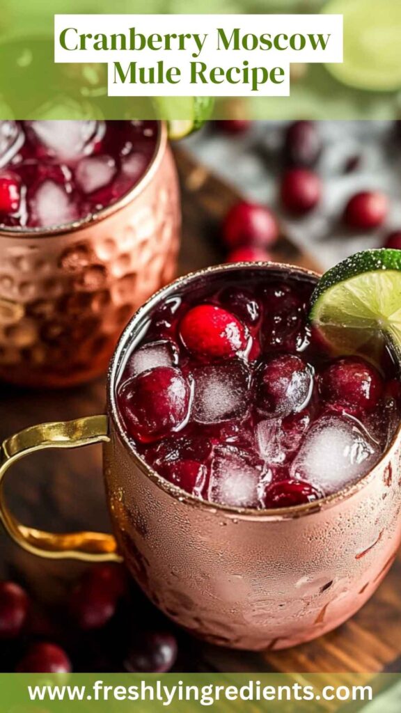 Cranberry Moscow Mule Recipe