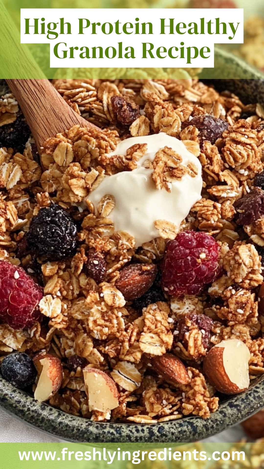 High Protein Healthy Granola Recipe – Freshly Ingredients