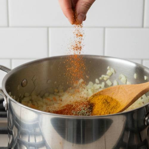 Step 4: Introduce Spices Step 4: Introduce Spices