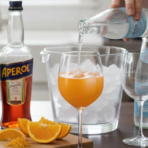 Step 4: Mix in Club Soda