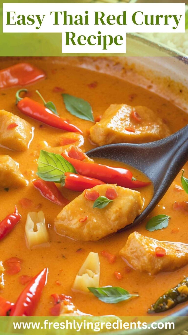 Easy Thai Red Curry Recipe