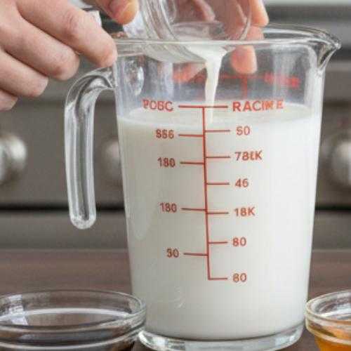 Step 2: Combine Milk and Acid