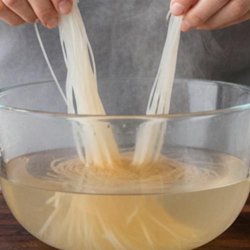 Step 2: Soak the Rice Noodles