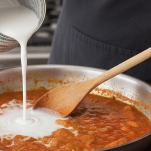 Step 3: Pour in Coconut Milk & Sweetness
