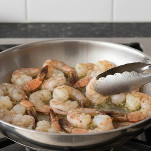 Step 4: Cook the Shrimp Step 4: Cook the Shrimp