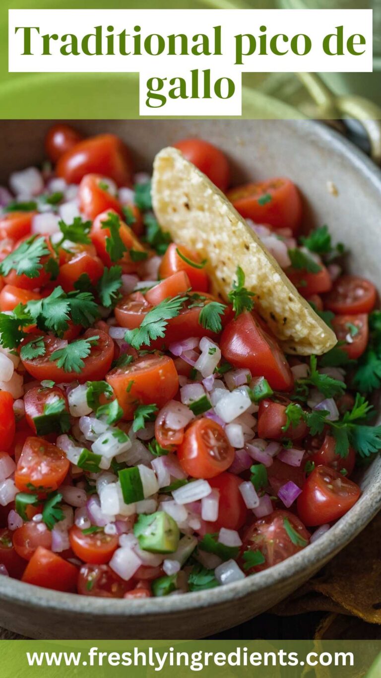 Traditional pico de gallo