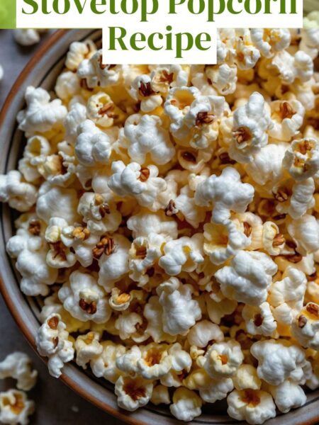 Sweet and Salty Stovetop Popcorn Recipe