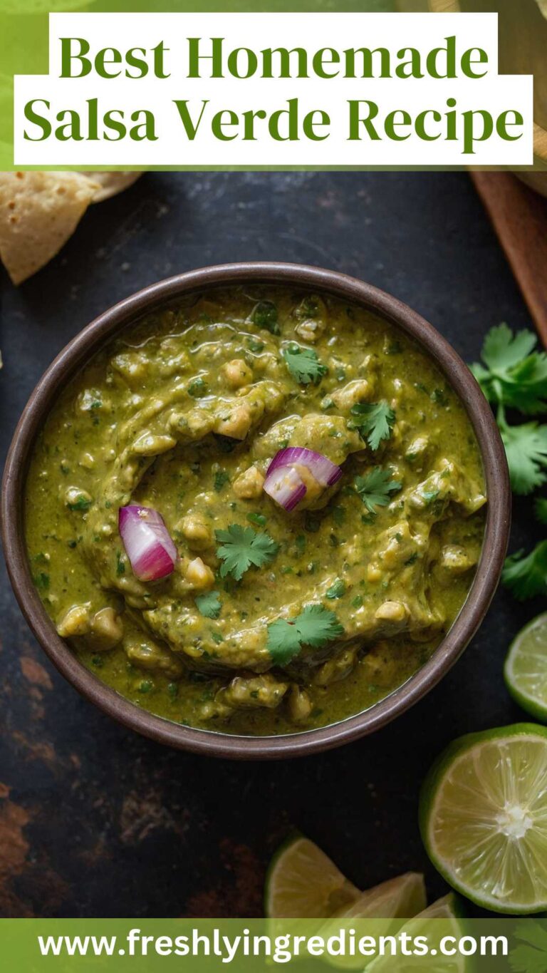 Best Homemade Salsa Verde Recipe