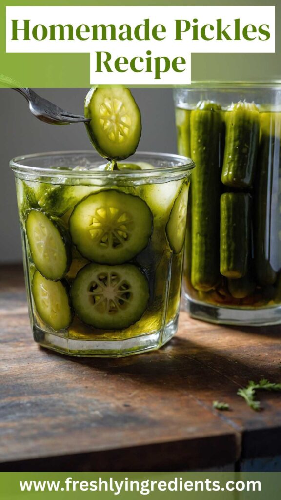 Homemade Pickles Recipe