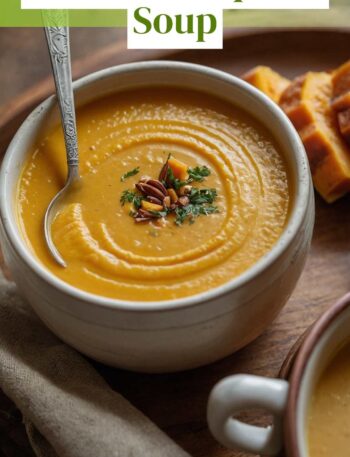 Simple Roasted Butternut Squash Soup