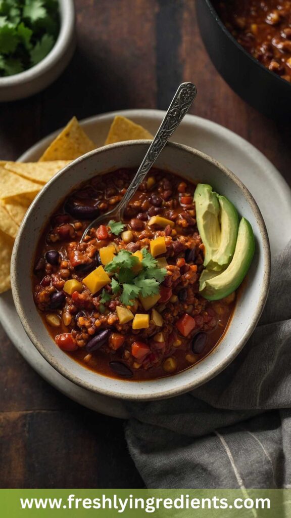 How to make Quick Easy Vegetarian Chili Recipe