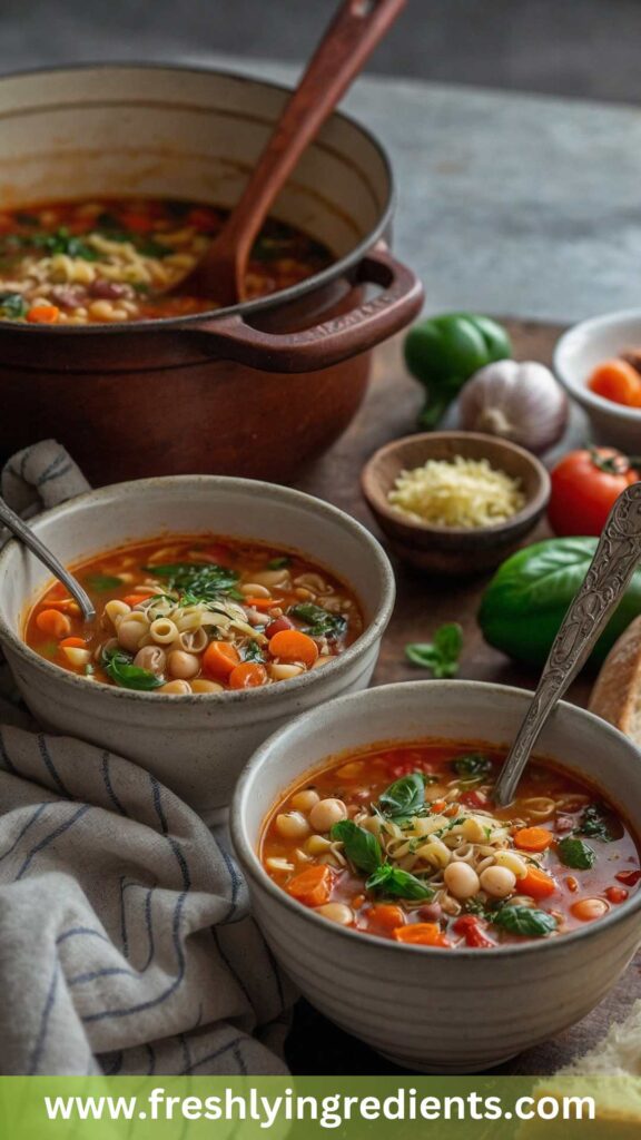 Classic Minestrone Soup 