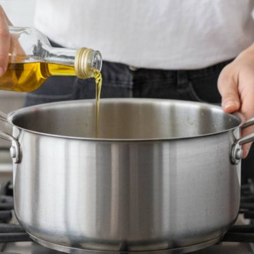 Step 1: Heat Your Oil Step 1: Heat Your Oil