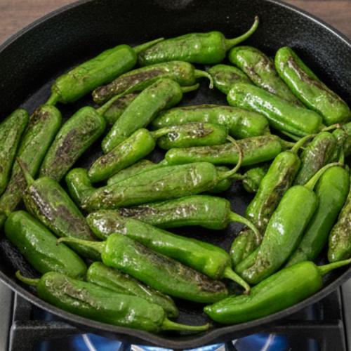 Step 3: Blister the Peppers