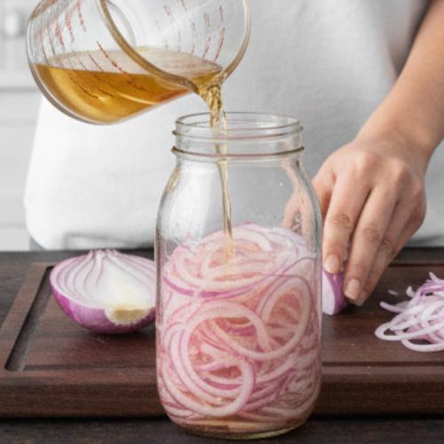 Step 4: Combine the Onions and Brine