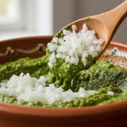 Step 6: Final Touches with Onions Step 6: Final Touches with Onions