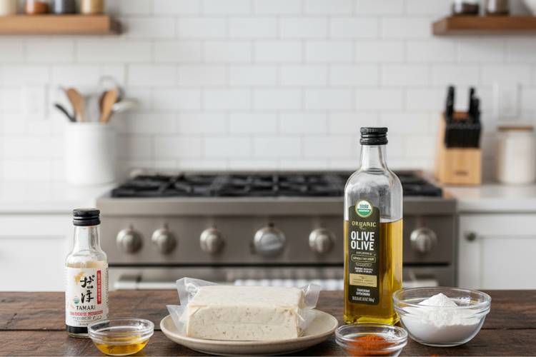 The Ingredients You Will Need to Make Crispy Baked Tofu The Ingredients You Will Need to Make Crispy Baked Tofu