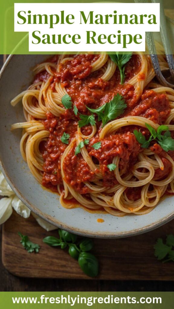 Simple Marinara Sauce Recipe