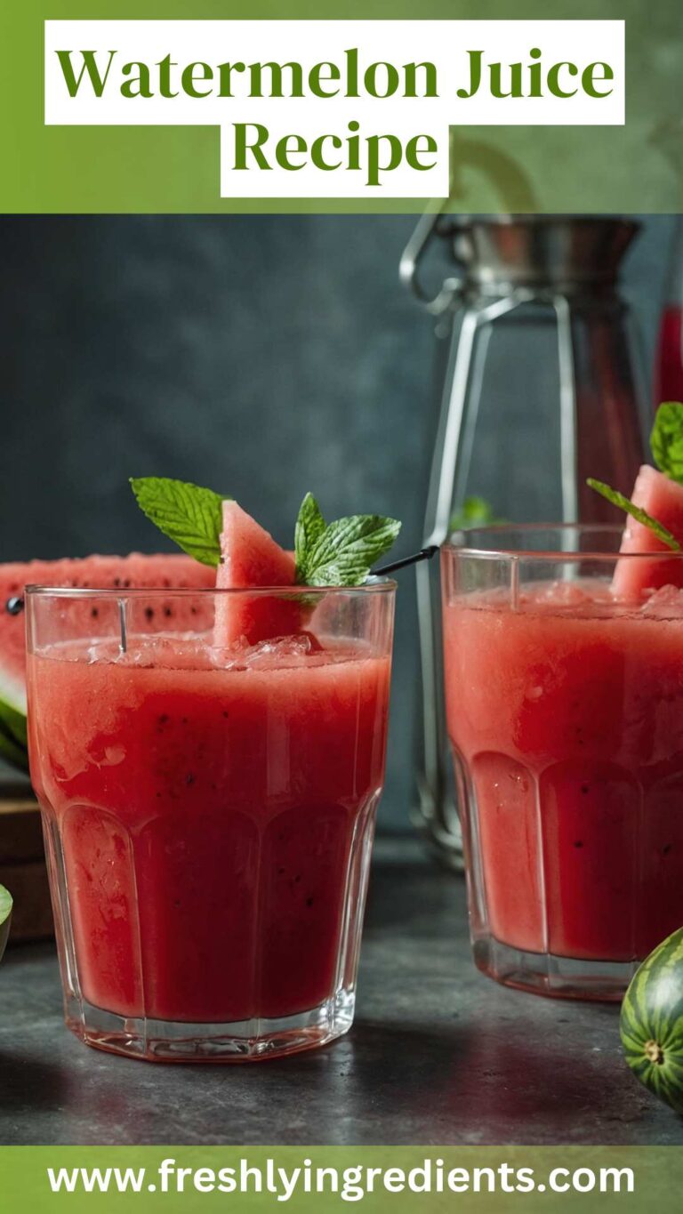 Watermelon Juice Recipe