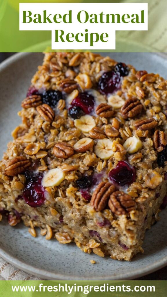 Baked Oatmeal Recipe