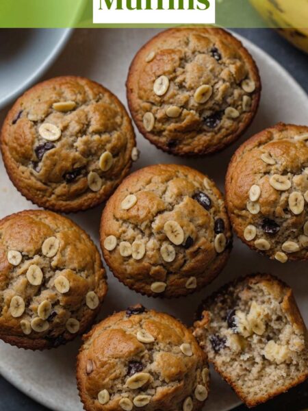 Healthy Banana Muffins