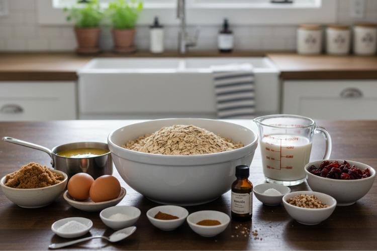 Ingredients You'll Need To Make This Baked Oatmeal Ingredients You'll Need To Make This Baked Oatmeal