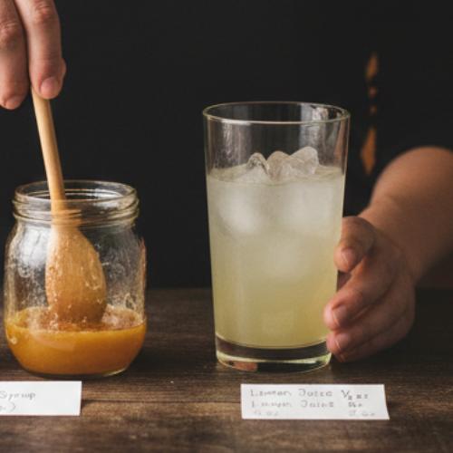 Step 1: Make the Honey Syrup