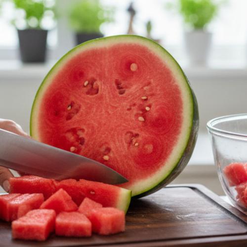 Step 1: Prepare the Watermelon Step 1: Prepare the Watermelon