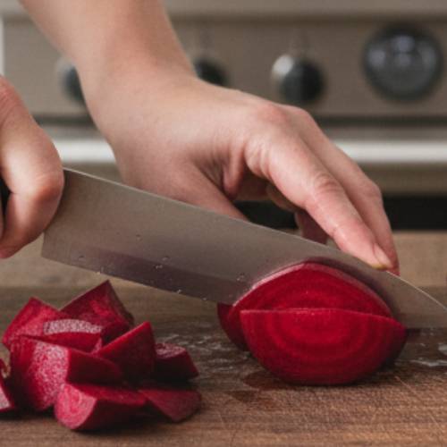Step 2: Cutting the Beets