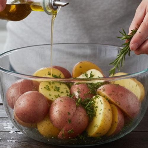 Step 3: Season the Potatoes Step 3: Season the Potatoes