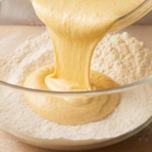 Step 4: Combine Dry and Wet Mixtures