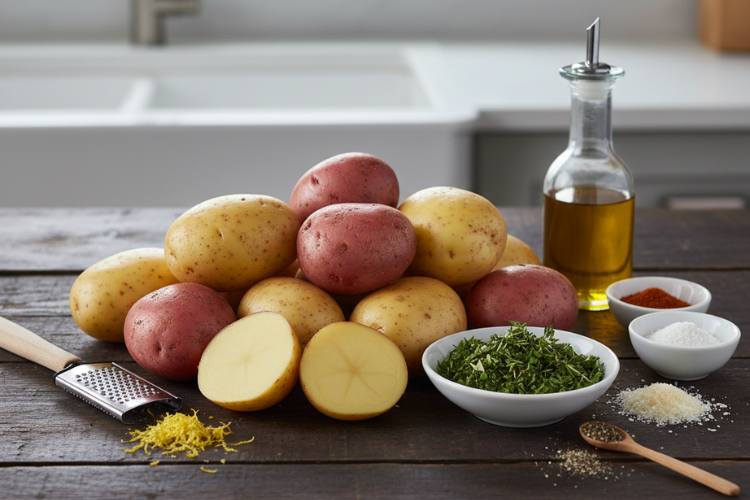 The Ingredients You Will Need To Make Roasted Potatoes The Ingredients You Will Need To Make Roasted Potatoes