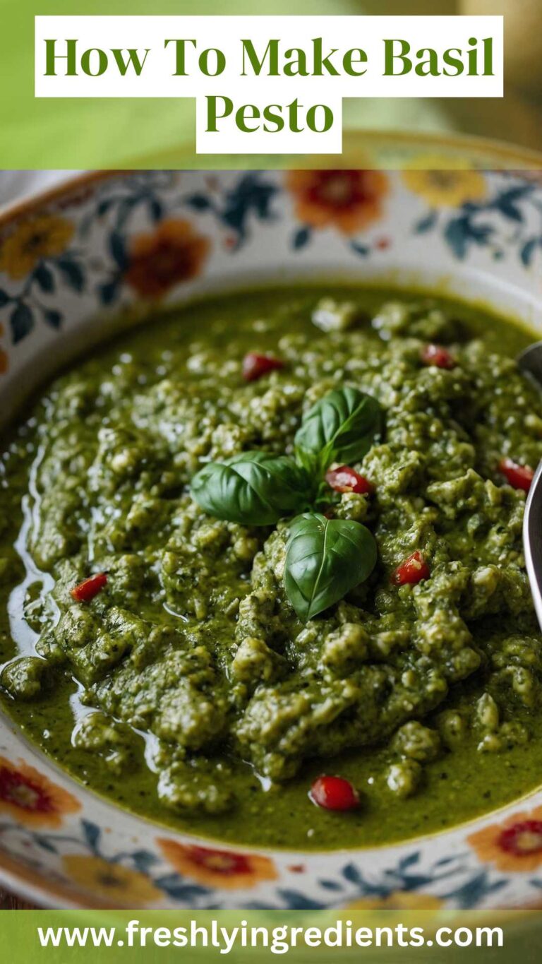 How To Make Basil Pesto