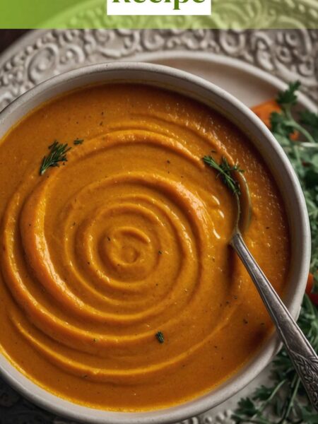 Roasted Carrot Soup Recipe