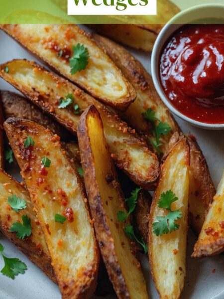 Crispy Baked Potato Wedges