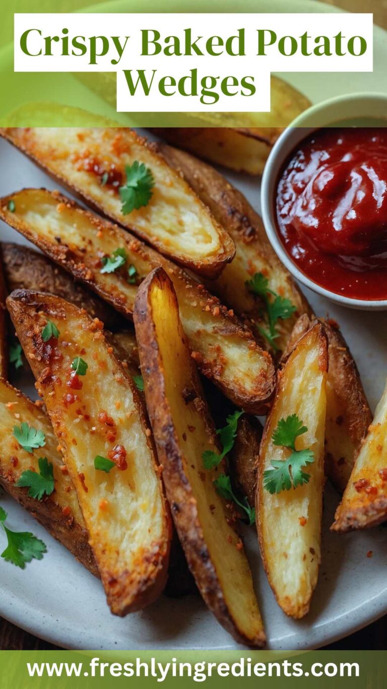Crispy Baked Potato Wedges