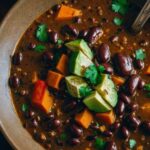 Spicy Vegan Black Bean Soup