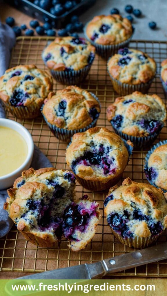 How to make Healthy Blueberry Muffins Recipe