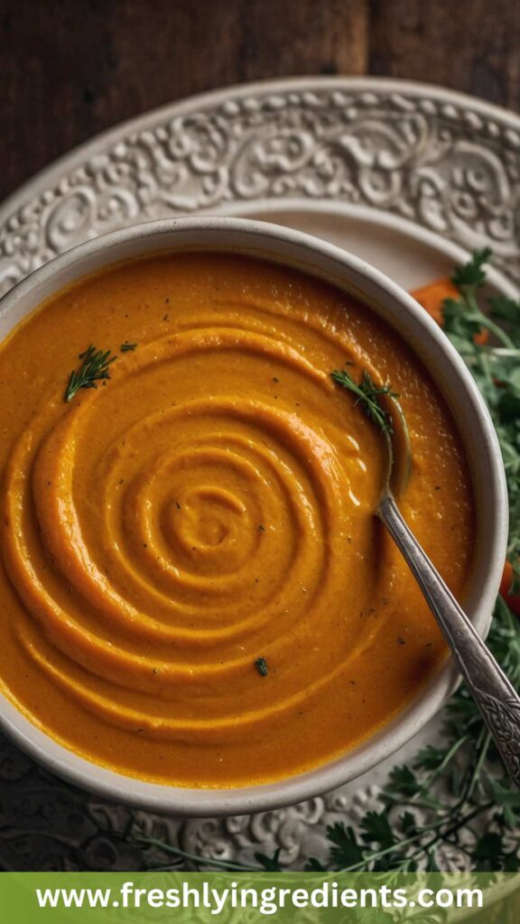 How to make Roasted Carrot Soup Recipe