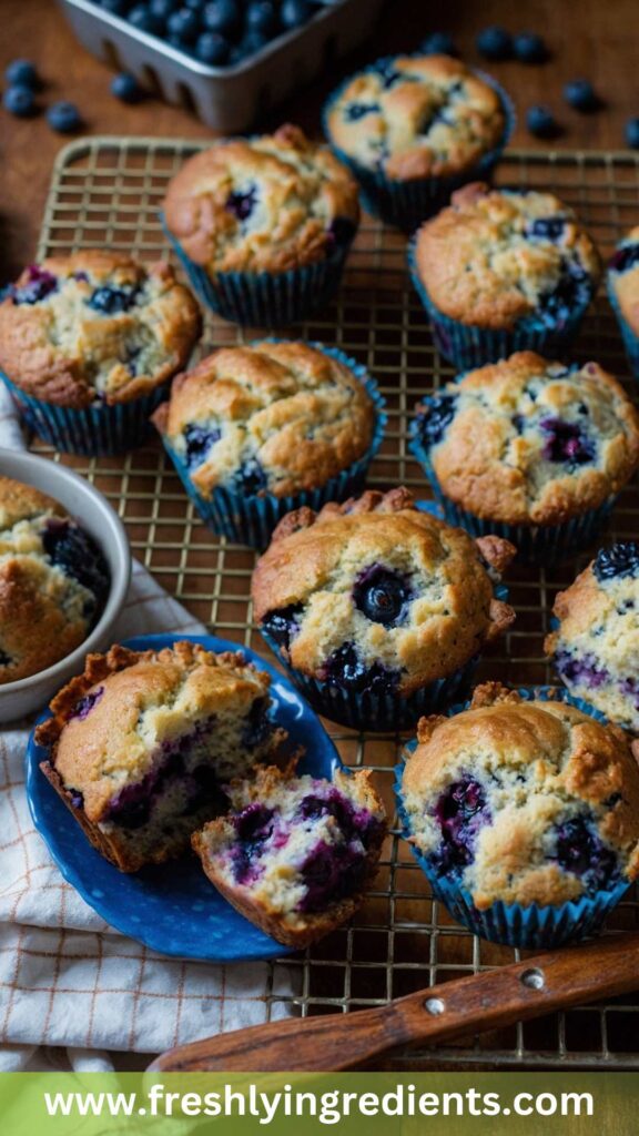 Healthy Blueberry Muffins