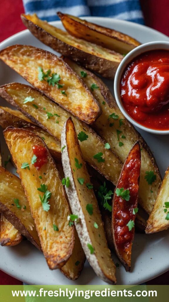 Crispy Baked Potato Wedges Crispy Baked Potato Wedges