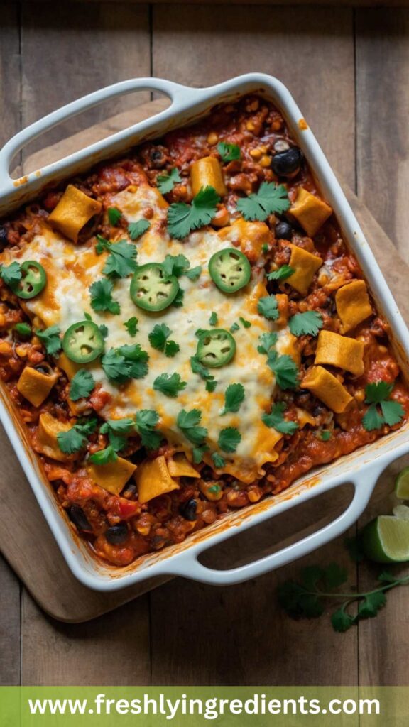 Vegetarian Enchilada Casserole Recipe Vegetarian Enchilada Casserole Recipe
